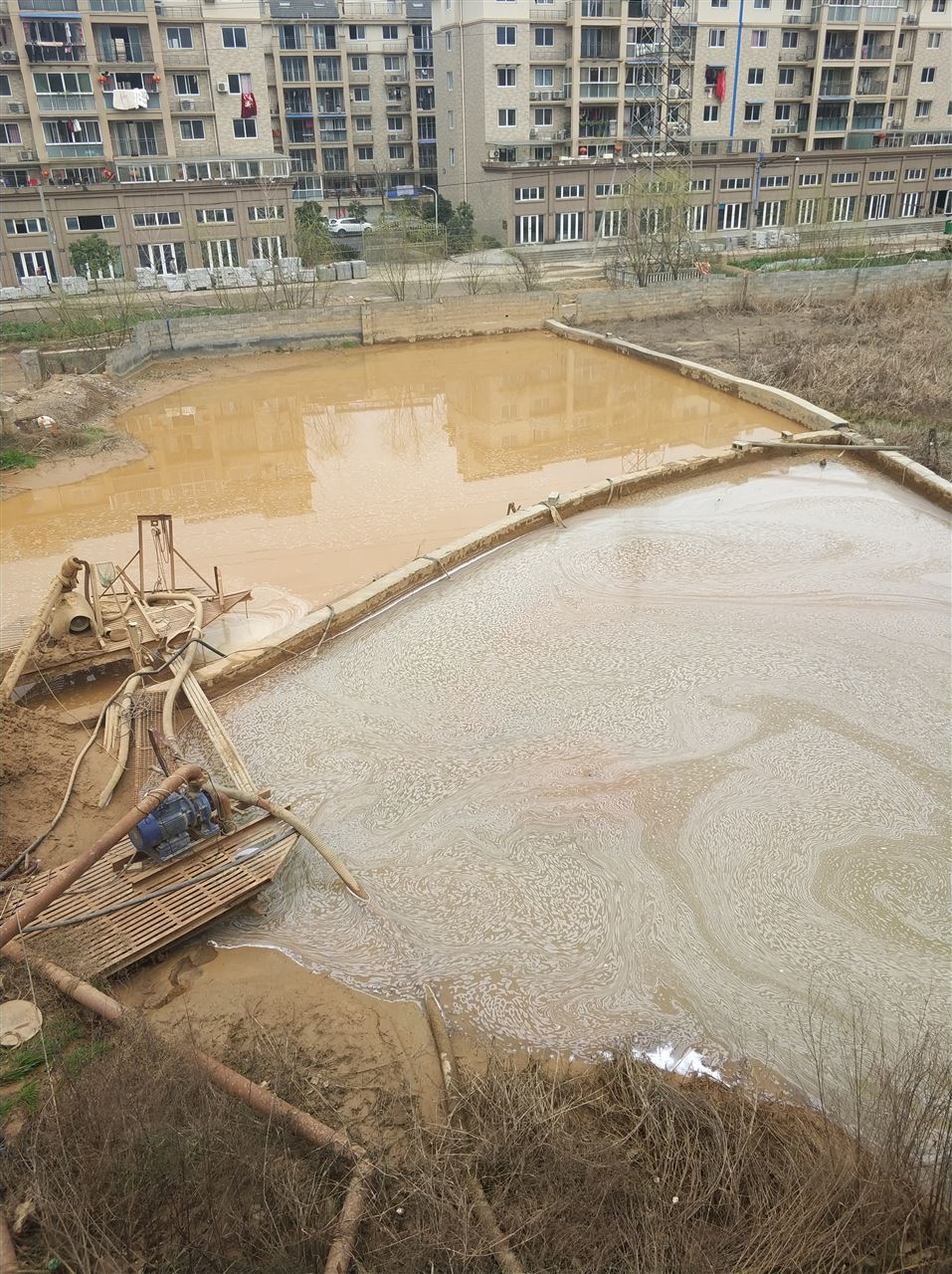 梁子湖沉淀池淤泥清理-厂区废水池淤泥清淤